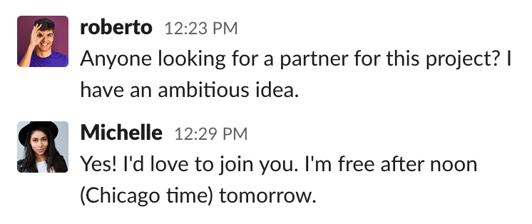 Dev Debut coding colaboration